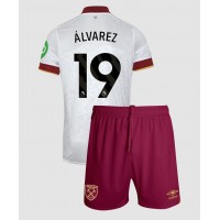 Billiga West Ham United Edson Alvarez #19 Barnkläder Tredje fotbollskläder till baby 2024-25 Kortärmad (+ Korta byxor)